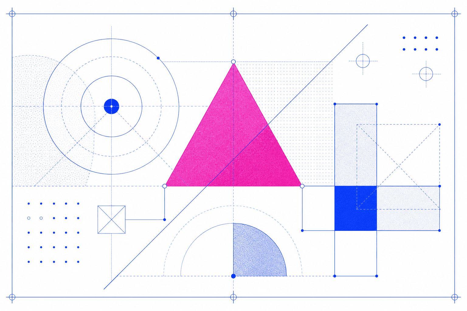 Abstract geometric illustration representing independent research